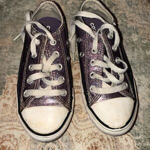 Converse Kids Sneakers in Shimmering Purple
